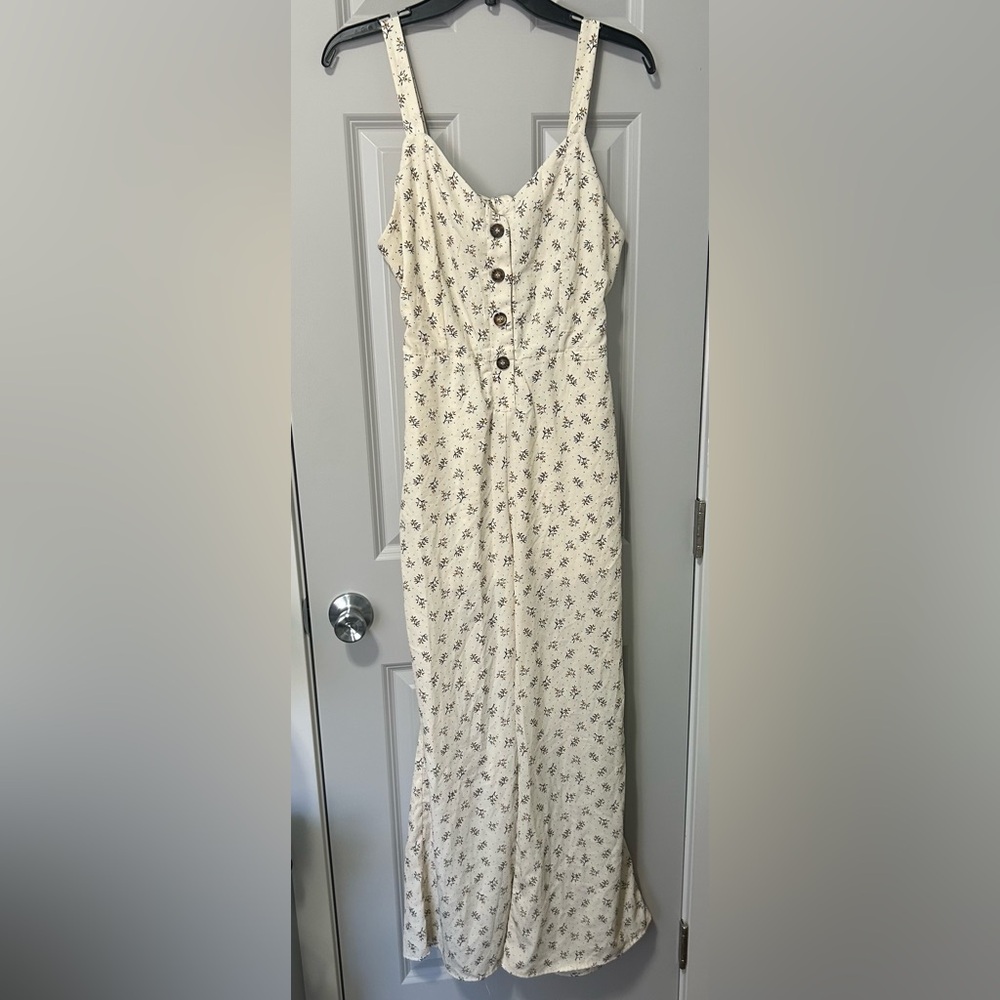 Sienna Sky Floral Button-Down Maxi Dress